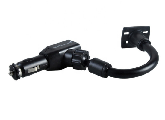 Железный регулируемый держатель для автомобильной зарядки с двумя USB-накопителями на гибкой шее